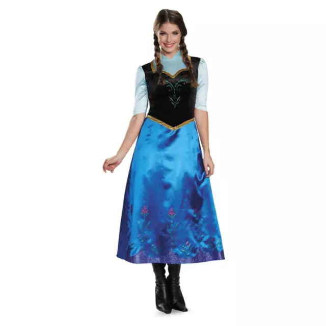 Per Adulto Donna Ufficiale Disney Frozen Anna da Viaggio Costume