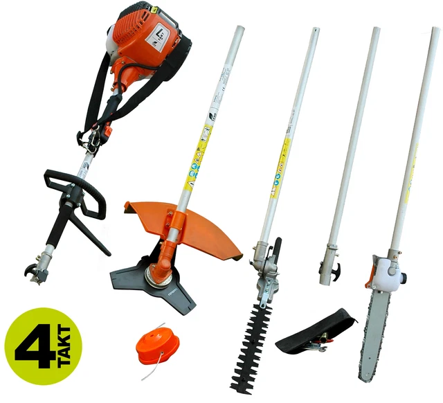 YERD 4 TAKT 5in1 Benzin Kombisystem Motor Sense Säge Freischneider