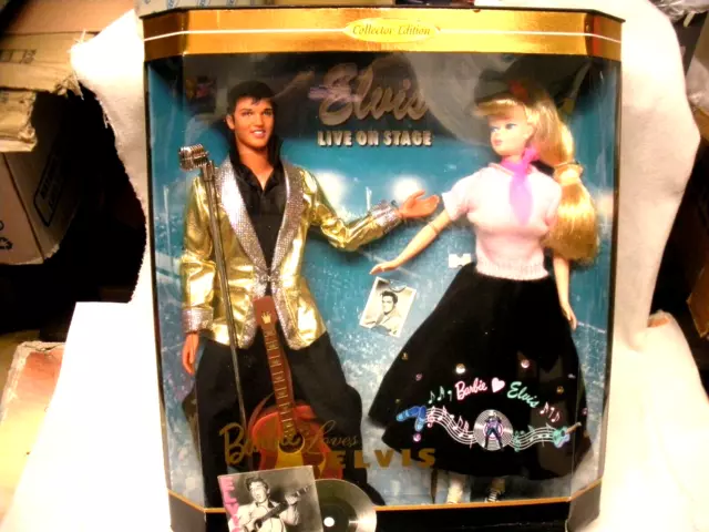 Raro Set Barbie Loves Elvis #17450 1996 Mattel Nrfb Ottimo