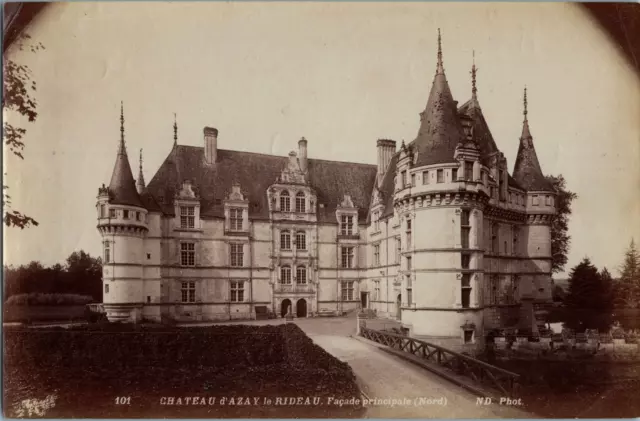 France, Azay-le-Rideau, Château d&#039;Azay-le-Rideau, print, circa 1900 Tirage