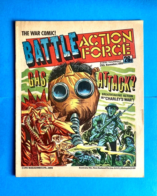 BATTLE ACTION FORCE COMIC 29th NOV 1986 IPC MAGAZINES VG FINAL ACTION ...