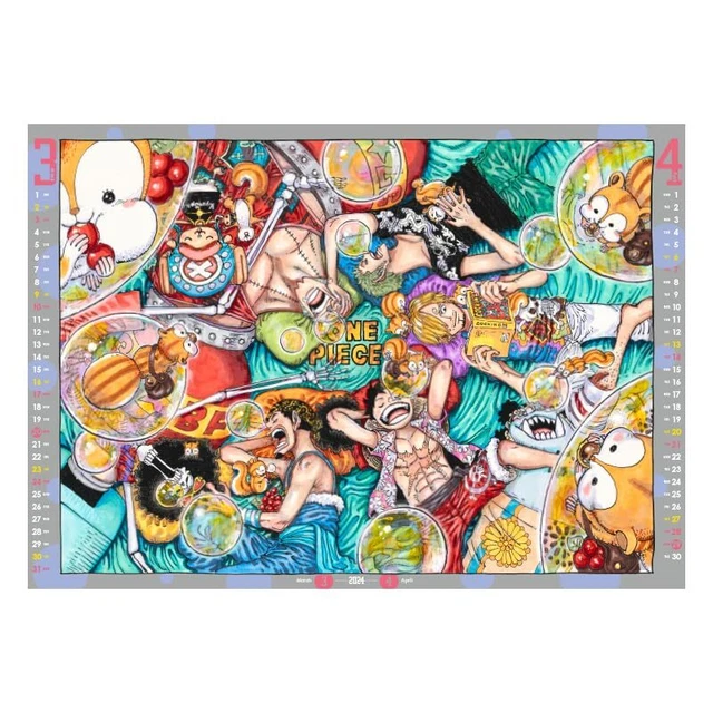ONE PIECE 2024 Wall Comic Calendar Anime New from Japan 112.50 PicClick