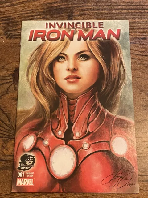 Invincible Iron Man #1 Phantom Variant Siya Oum Marvel Comics NM Combined Ship