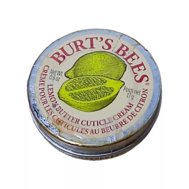 Burt's Bees 100 % natürliche schimmelnde Zitronenbutter Nagelhautcreme versiegelt 15g