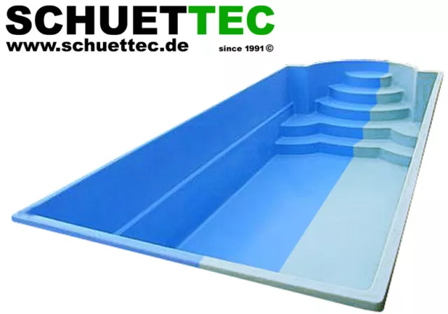 Poolfarbe Schwimmbadfarbe für GFK & Polyester Pool 5,5 Kg >>200 Farben möglich<<