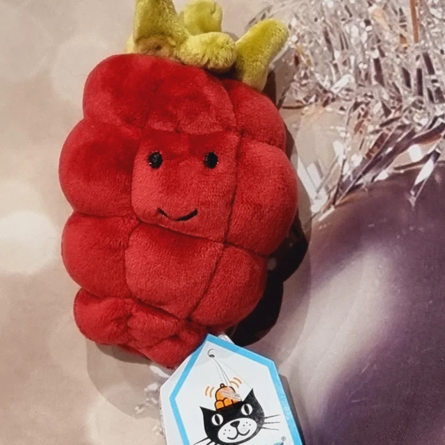JELLYCAT VIVACIOUS FABULOUS Fruit Raspberry New With Tags Amuseables
