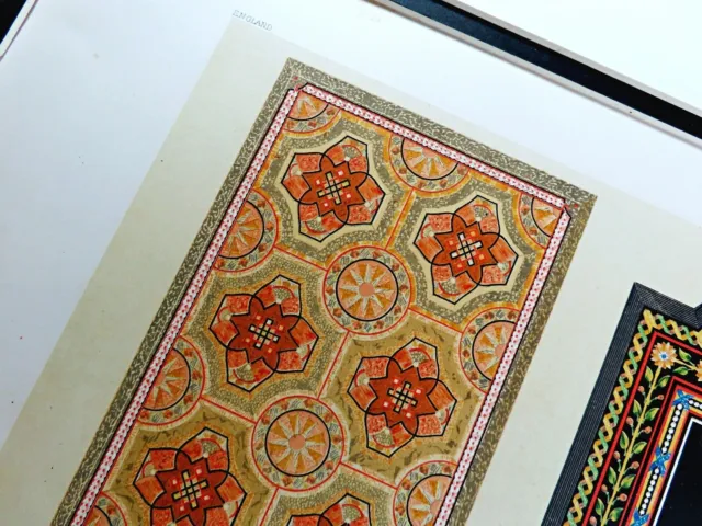 Pietra dura Inlaid Marble Table Micro Mosaic Work Victorian Antique Print 1862 3