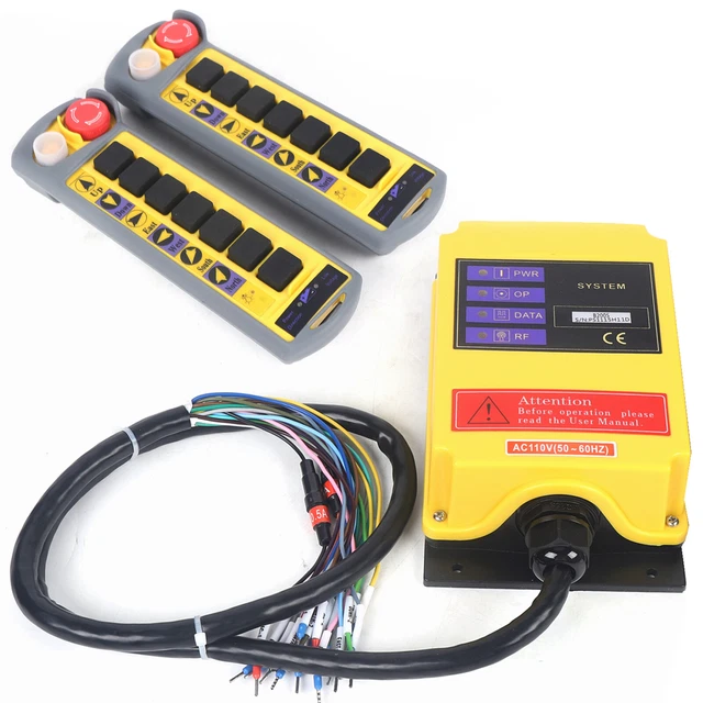 2 SPEED 6 Channel Control Hoist Crane Radio Remote Control System 2