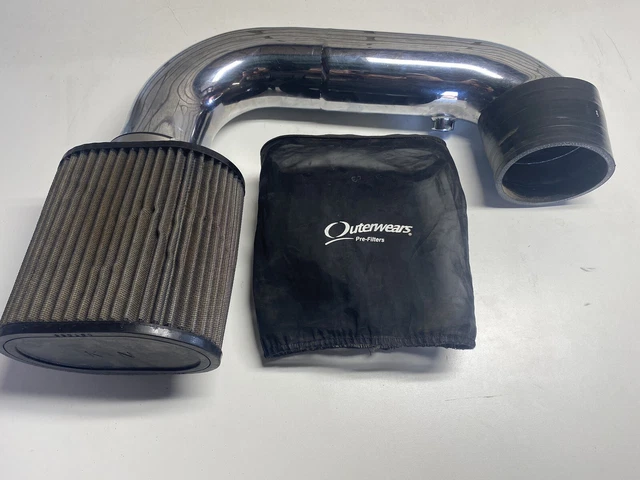 4” K&N D070B6 Air Filter With 3” Cold Air Intake System Tube/ Clamps/ Mount LS1