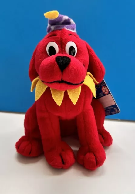 🔴 Scholastic Clifford The Big Red Dog Beanbag Plush 7" Stuffed Animal Toy 🔴