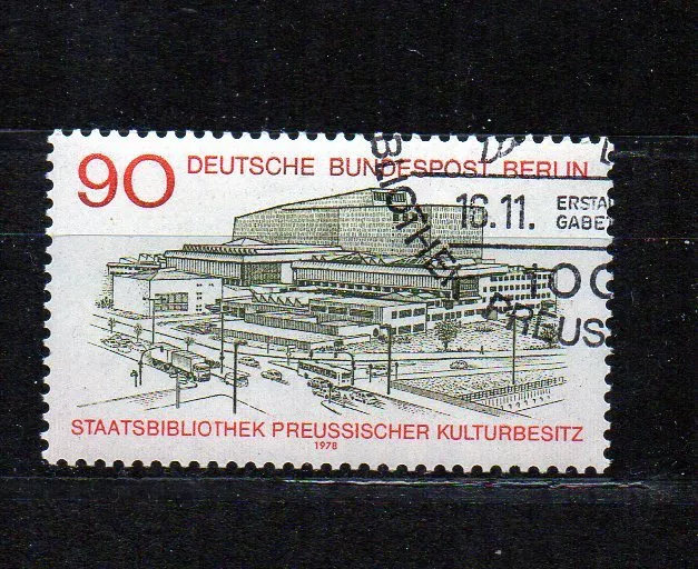 Berlin 1978 Ersttagsstempel Nr. 577 Staatsbibliothek Preußischer Kulturbesitz