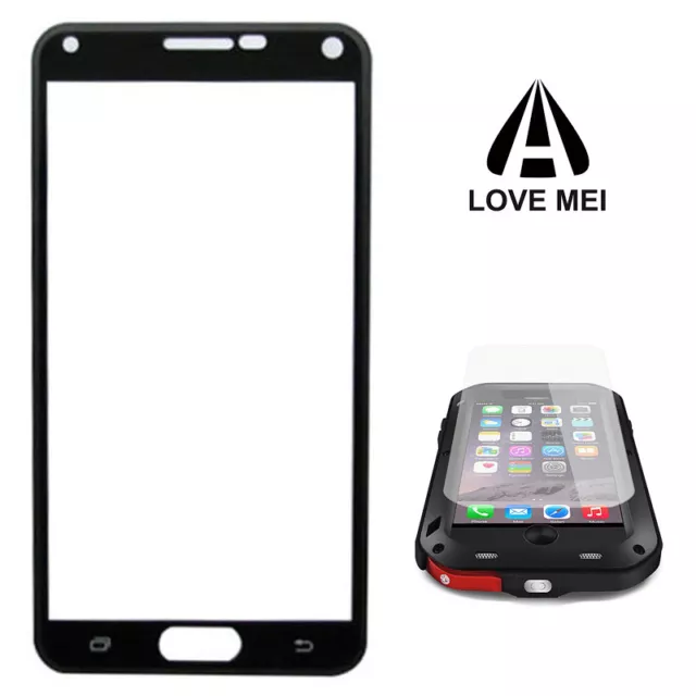 3 X Original Replacement Glass Screen Protector For LOVE MEI Powerful Cases