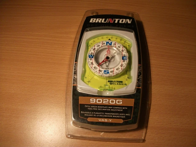Boussole De Transit De Poche Brunton - Laiton - Fonctionnelle Avec Boîte