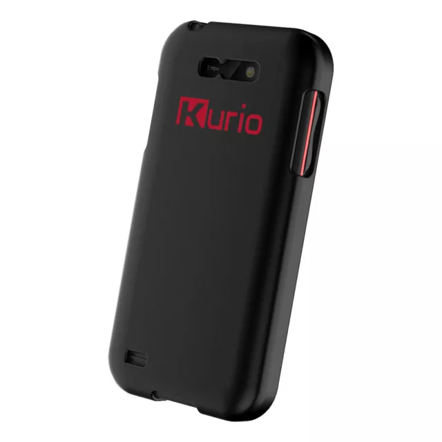 C14958 MERONCOURT Hard Protective Case for Kurio Smartphones, Black/Red 2