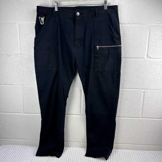 Helmut Lang Carabiner Trouser Black Pants Utility Cargo Men’s Sz 36