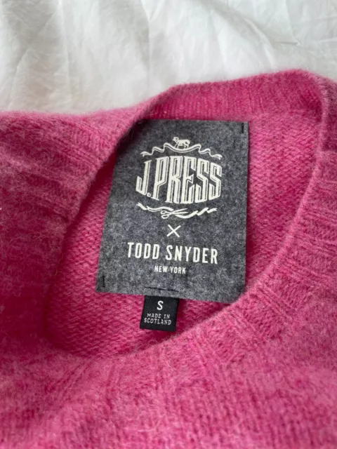 Todd Snyder x J Press Shaggy Dog Wool Sweater Pink Size S (Practically New)