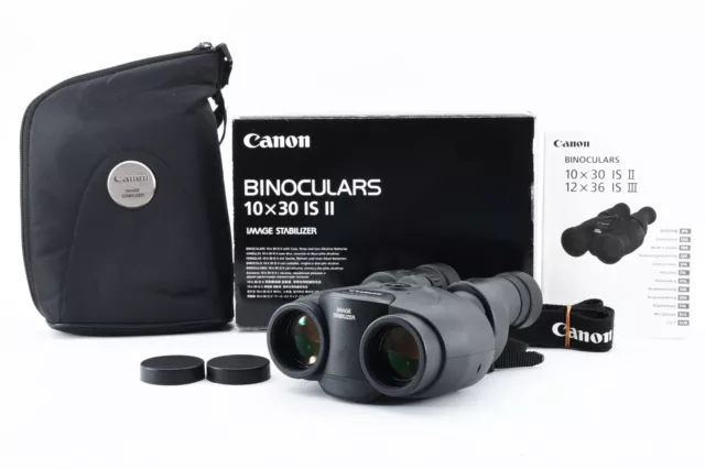 Canon Binoculars 10x30 IS II Image Stabilizer w/ Case Box A2106174