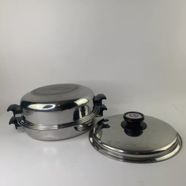 Vintage Royal Queen 3 Ply Stainless Steel Waterless Cookware Set