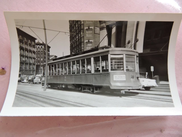 Orig 1952 Ottawa Trolley Ontario Canada Photo Negative + Photo by Ed Watson