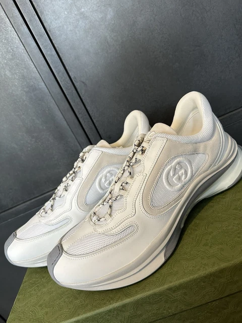 ZAPATILLAS DEPORTIVAS GUCCI para hombre entrelazadas GG blancas de - Main Image