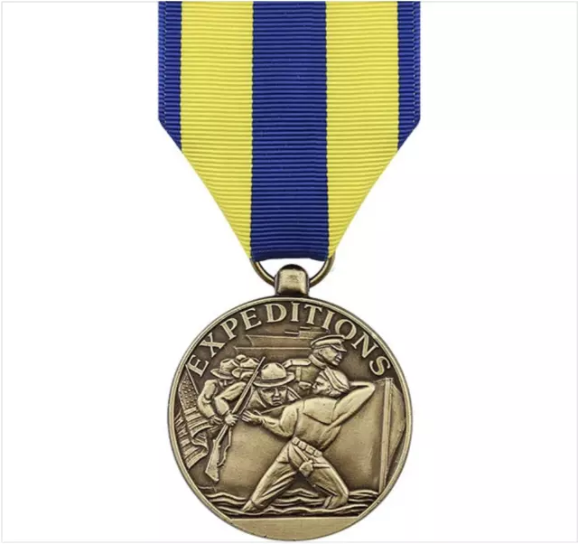 Genuine U.s. Full Size Medal: Navy Expeditionary