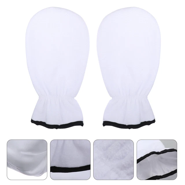 2 pares de guantes manos secas guantes de mantenimiento herramienta baño de cuidado