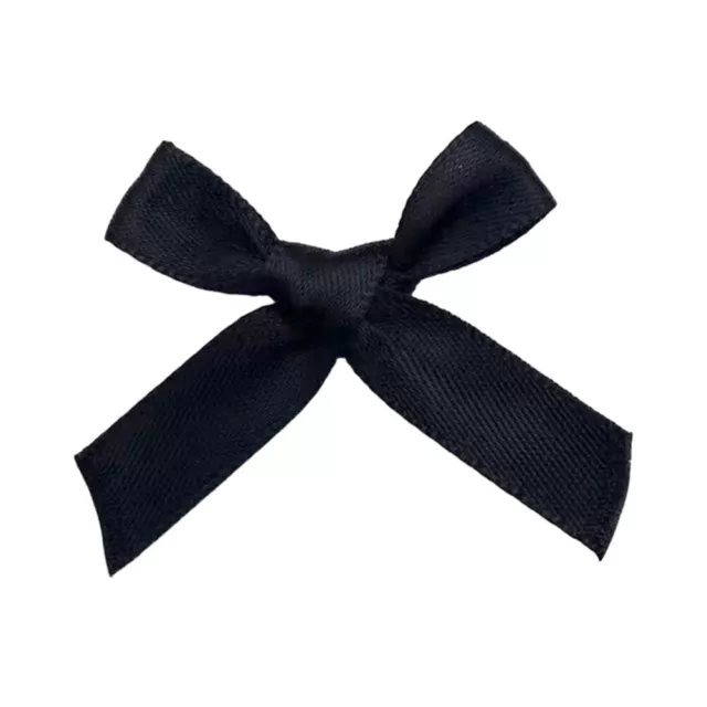 Versatile 50pcs Double Sided Polyester Bows for Clothing Shoes Hats Toys