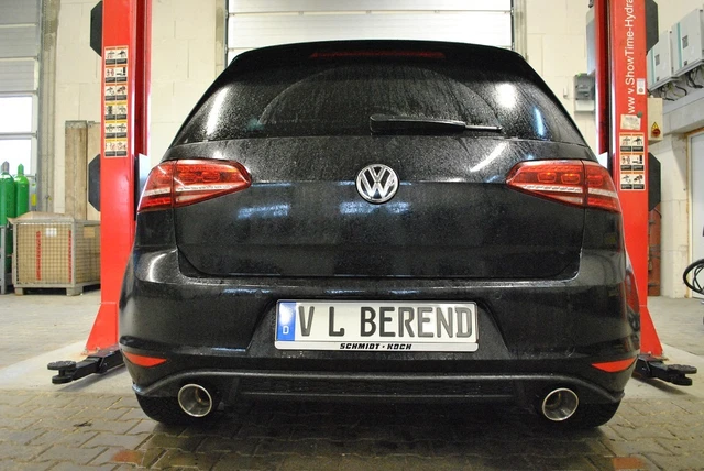 Gtd Rear End VW GOLF 7 VII GTD Gti End Pipe System + Rear Apron Exhaust 100mm V&L ...