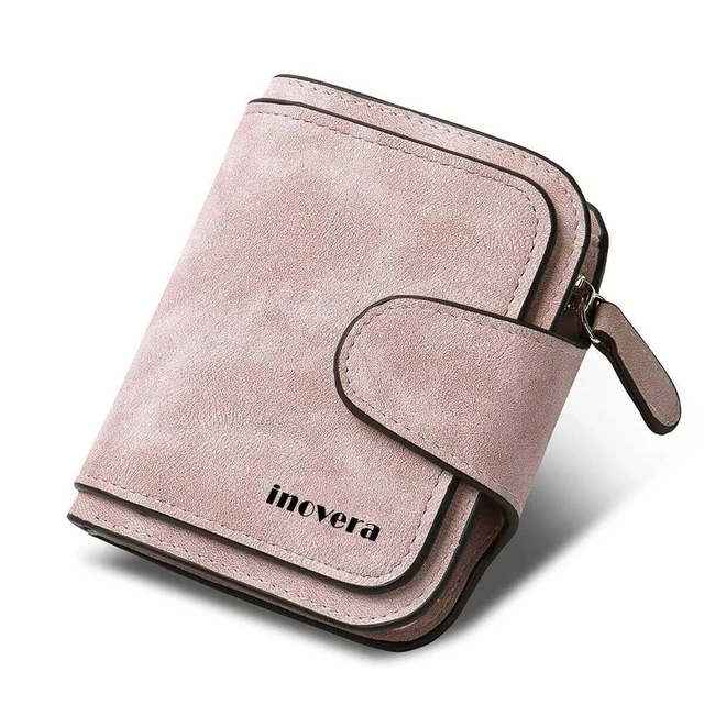 Piel Sintética Tríptico Moda Tarjeta Moneda Pequeño Embrague Cartera Para Mujer
