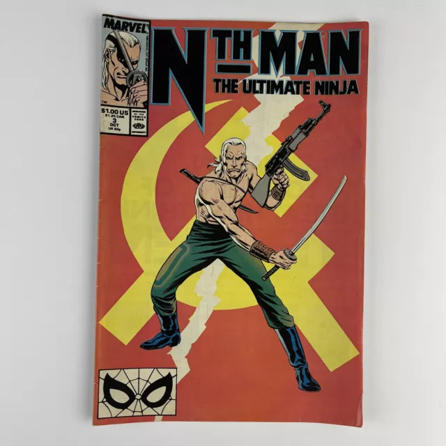 Marvel Comics Nth Man The Ultimate Ninja Vol 1 No 3 October 1989 Comic Book