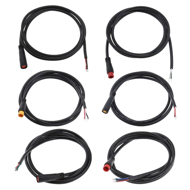24AWG IP65 M8 Male Female Butt Plug Mini Waterproof LED Cable Connector For LED Lights Electric Scooter