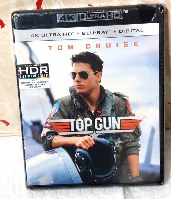 TOP GUN MAVERICK (4K UHD Blu ray, Digital) 2022, Tom Cruise, New, w