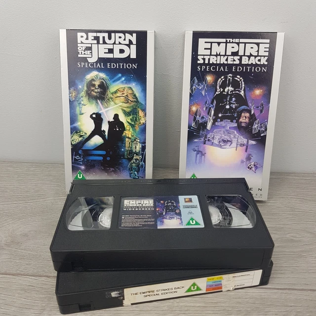 STAR WARS VHS Tapes Empire Strikes Back & Return of the Jedi SPECIAL