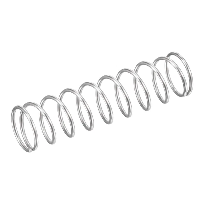 Molla Compressione,Acciaio Inox 304,OD 11mm,Dia Filo 0,9mm,40mm Lungo,11N,10pz