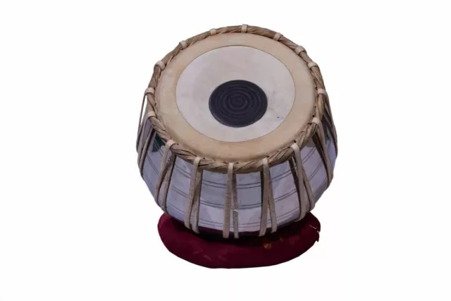 Steel Tabla Set Chrome Finish Sheesham Wood Dayan  Musical Instrument With Bag 3