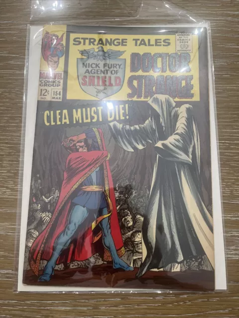 Marvel Comics "Strange Tales" #154 1967 Bagged and Boarded Dr. Strange X1