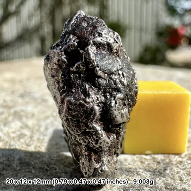 Campo del cielo nickel-iron meteorite - genuine space rock from asteroid