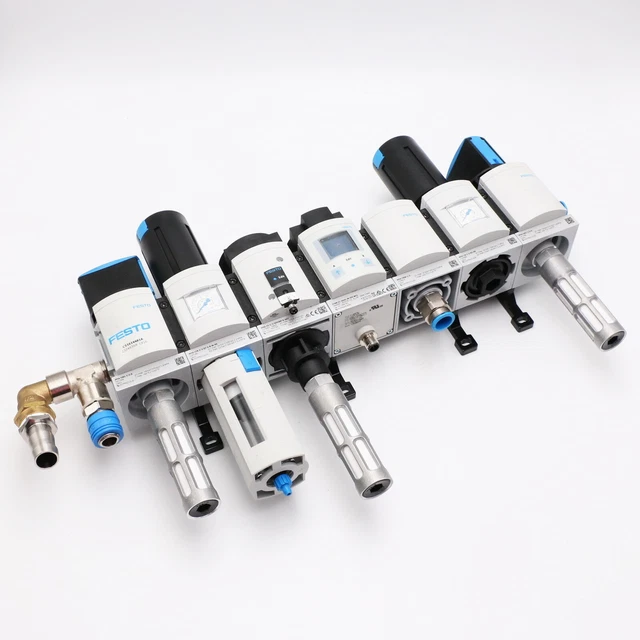 Unità di manutenzione Festo 2x 541268 + 529188 + 527682 + 564936 + 529853 + 529989