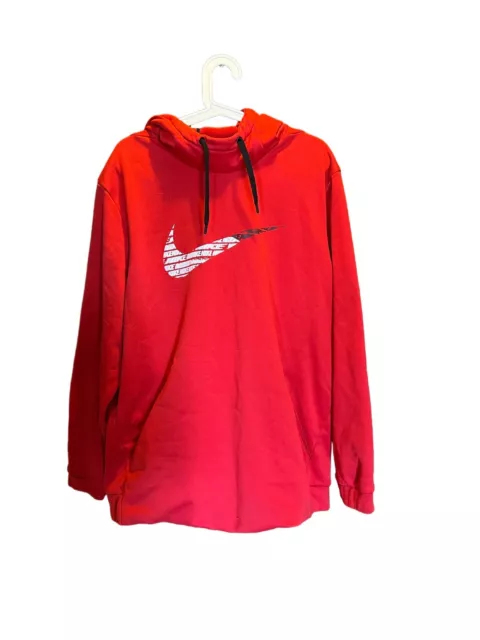 Mens Nike Dri-Fit Red Hoodie Size 2x Large