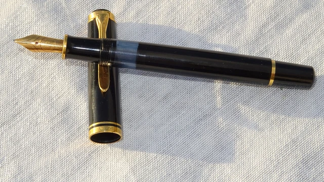 Pelikan Premium M800 Füllfederhalter Mit B-Feder – Schwarz/blau, Made In Germany