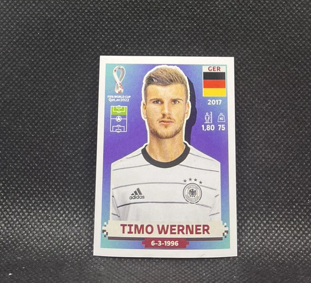 Sticker Timo TIMO WERNER PANINI FIFA World Cup Qatar 2022 Stickers #GER 20 Germany ...