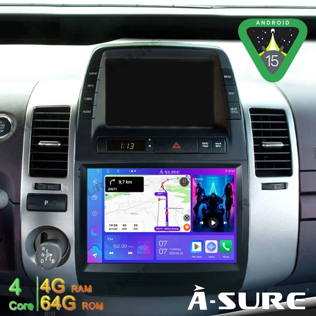 FOR TOYOTA PRIUS 2016-2022 2+32G Wireless Carplay Android 13 Car Radio Stereo