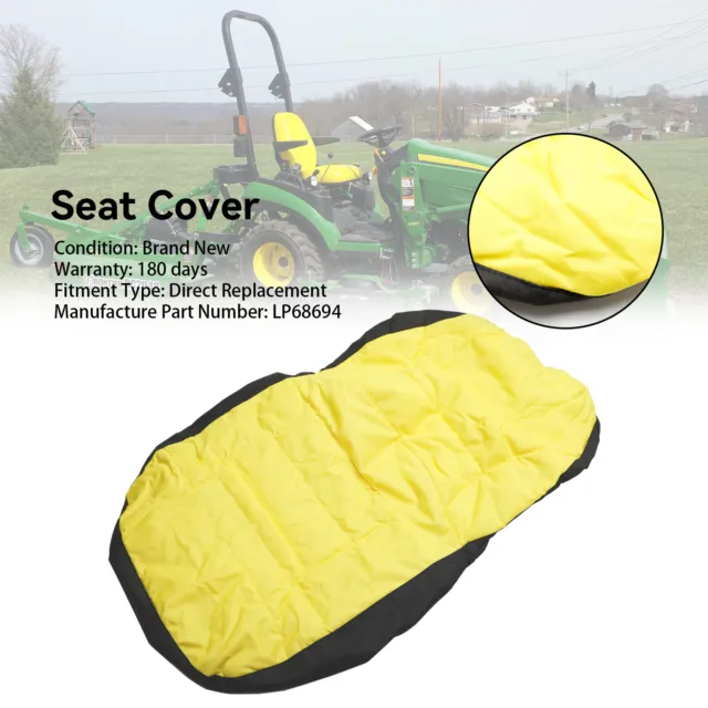 Compact Utility Tractor Seat Cover LP68694 Fit John Deere LP68694 1025R & 2025R 2
