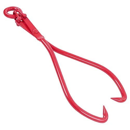 Timber Claw Hook, 32in - Log Lifting Tongs Heavy Duty Grapple Timber Claw, Lu...
