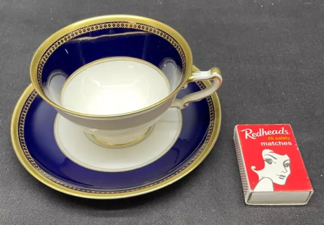 Stunning Unused 1950'S Cobalt Blue & Gold Duo H & C Germany Number 16453.