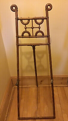 Victorian 1891 Bentwood Stick and Ball Oak Art Painting Display Easel Stand