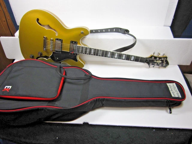 Hagstrom Viking Or ~ Justin York ~ Signature + Ceinture + Gigbag 2