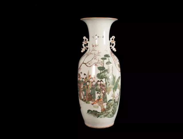 One Big, Antique, Qianjiang - Enamel Porcelain Vase. China. 19. C. Qing