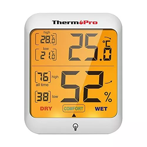 Thermomètre hygromètre intérieur, 1 unité – BIOS : Thermomètre et