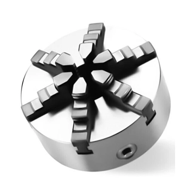 6-jaw Lathe Chuck CNC Milling Machine Self-centering Chuck Oblique Jaw 1PCS